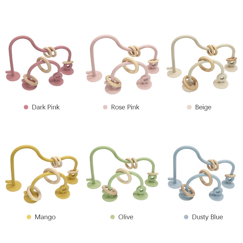 Bébé sensoriel dentition mâcher chaise haute jouets d'aspiration pour les tout-petits de 6 12 18 mois Montessori éducatif bébé bain jouet cadeaux