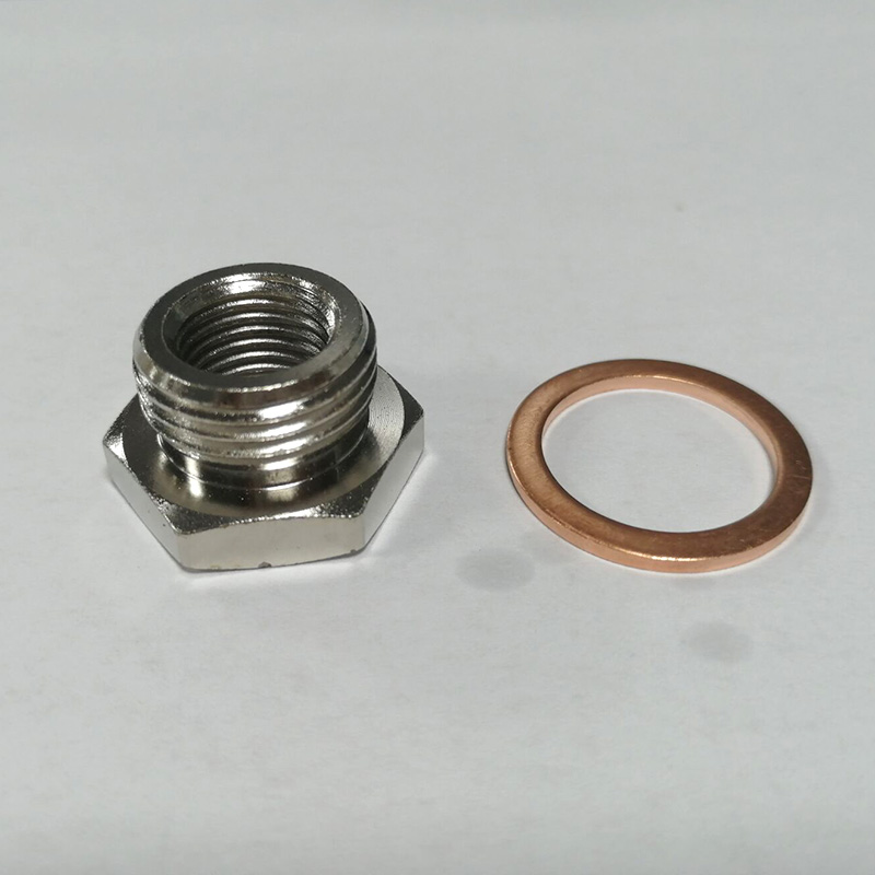 M18 X 1.5 MM Đến M12 X Thoát Khí 1.25 MM O2 Cảm Biến Oxy Không Gian Siêu Tốc Giảm Tốc Kết Nối Adapter Phụ Kiện
