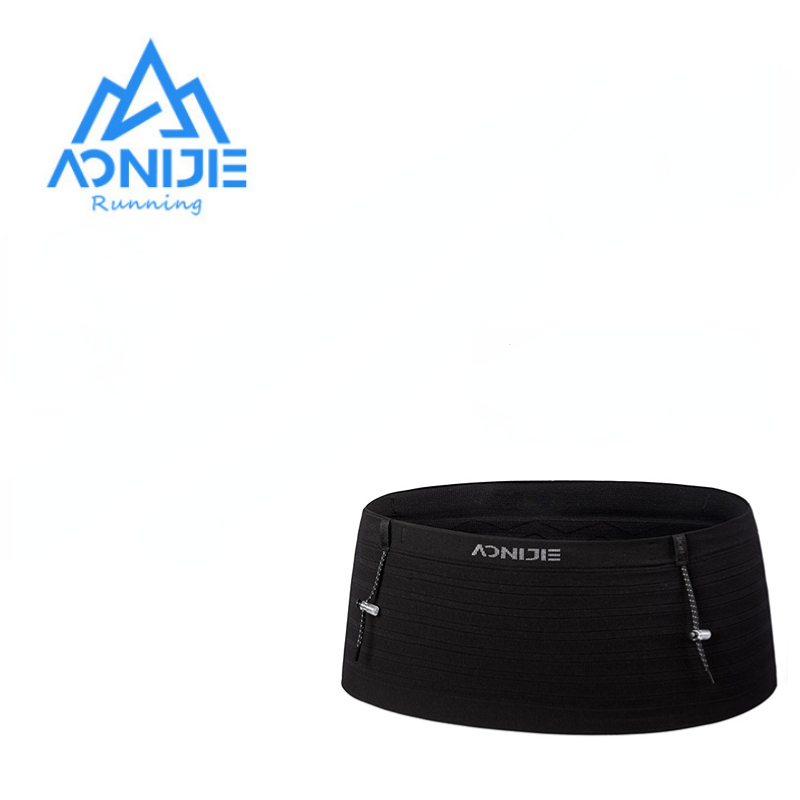 AONIJIE E4201 Трекинговая палка W8116 Поясная сумка Тканый эластичный спортивный пояс для бега и гонок с номером для тренажерного зала, фитнеса, марафона, езды на велосипеде