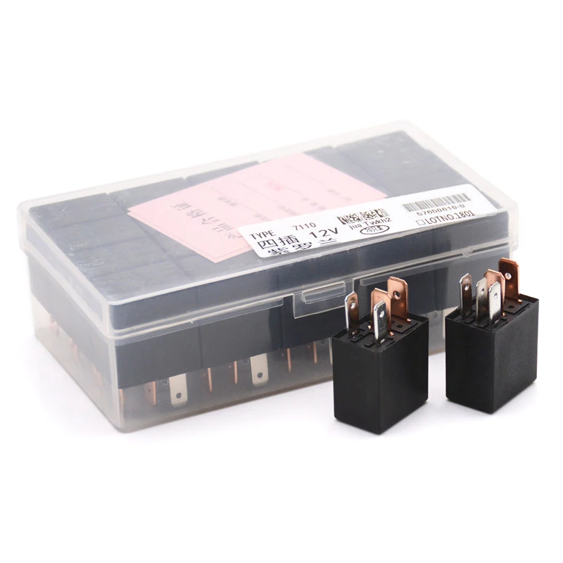 Relé de alarme automotivo do carro, corrente avaliado, 1NO, 1NC, SPDT, 4, 5 pinos, C. C. 12V, 40 ampère