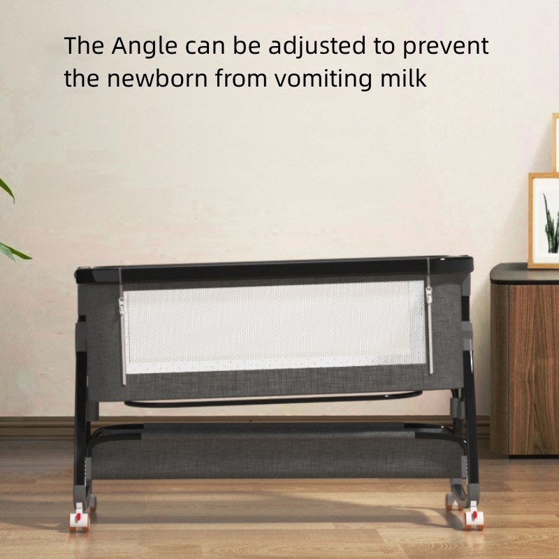 Krippe abnehmbare Pflege Shaker klappbare höhen verstellbare multifunktion ale tragbare Neugeborenen Baby Patchwork Queen-Bett