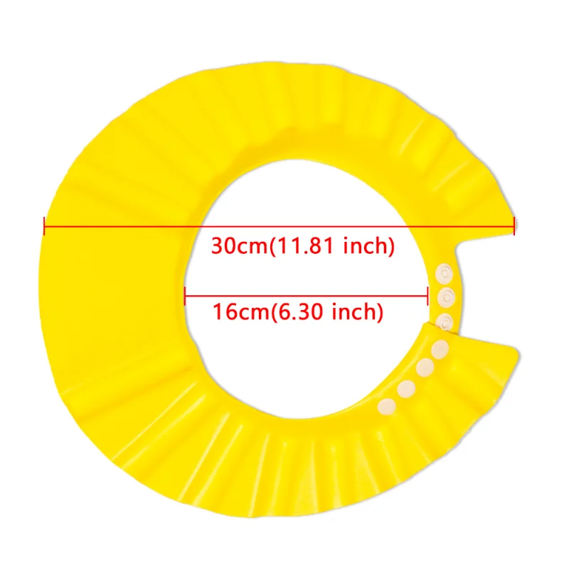 Gorros de ducha ajustables para bebé, gorro de champú para niños, protector de baño, visera de protección ocular impermeable, gorro portátil para lavar el cabello, 1 ud.