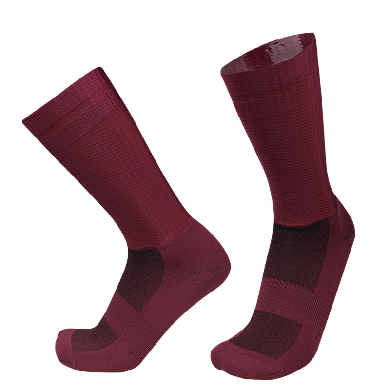 Neue Pro Team Aero Socken Anti Slip Silikon Radfahren Socken Männer Fahrrad Sport Laufen Fahrrad Socken Calcetines Ciclismo