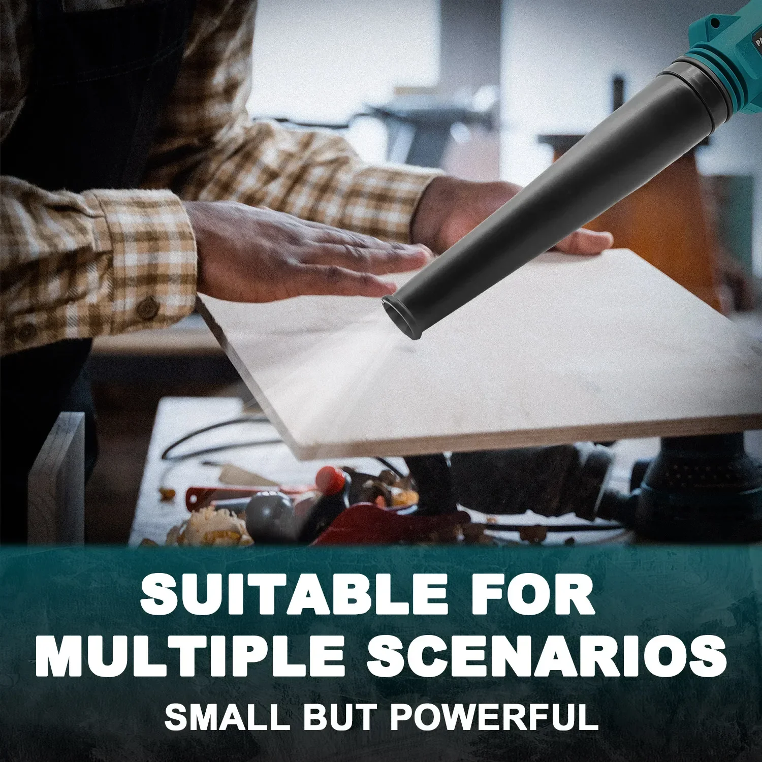 19000RPM Cordless Leaf Blower For Computer Dust Collector Dust Snow Blowing Hand Power Tools For Makita 18V Battery(No Battery)