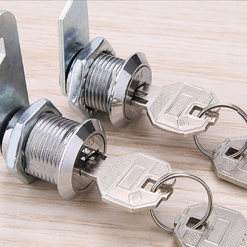 Cerradura de leva, cerradura de seguridad de alta calidad, buzón de correo, archivador, cajón de escritorio, armario con 2 llaves, herramientas de gabinete DIY, herrajes para muebles