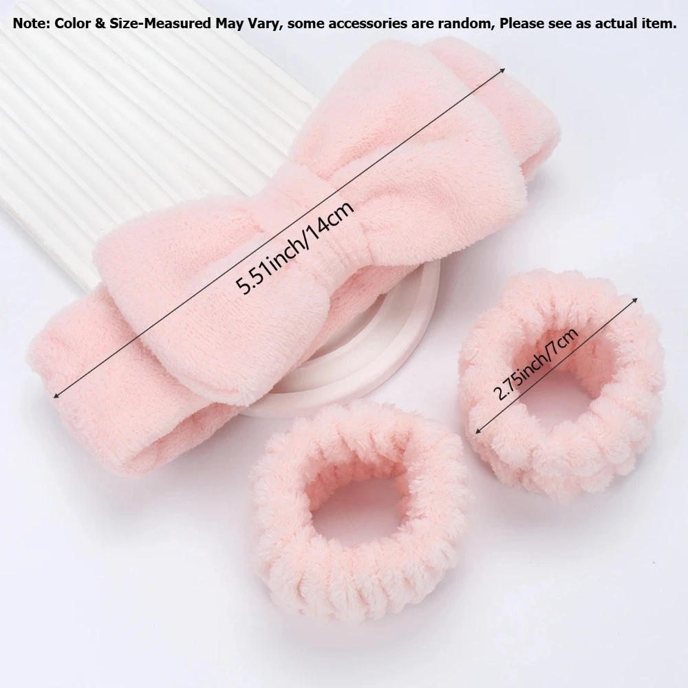3 stks/set Spa Hoofdband Polsband voor Wassen Gezicht Microfiber Make-Up Handdoek Haarbanden Wasband Scrunchies Absorberende Pols