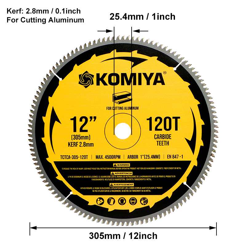 Диск для циркулярной пилы 7,8,10,12,14 дюймов, по дереву, алюминию, пластику