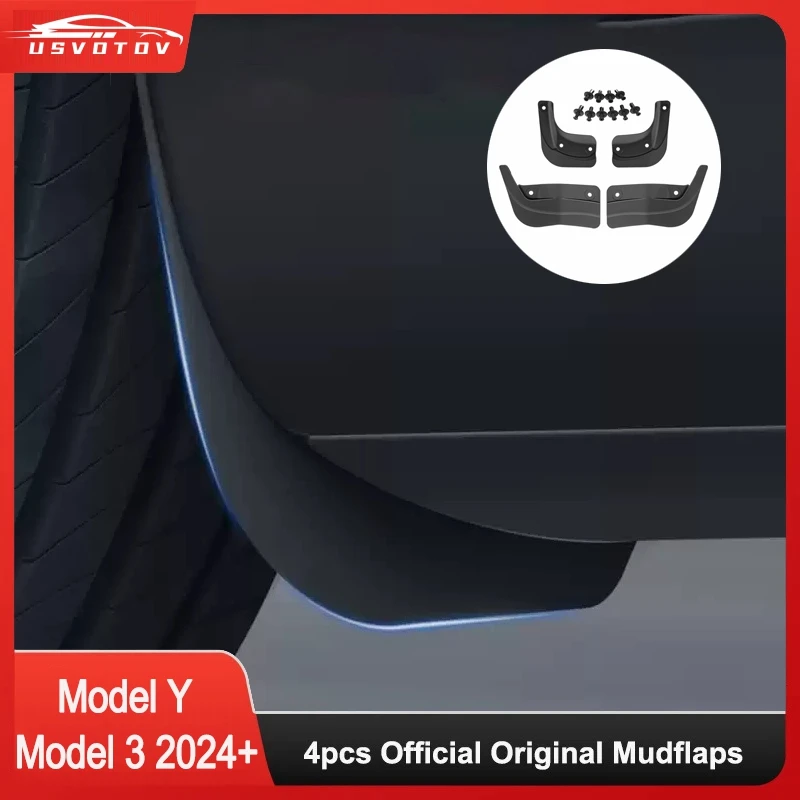 Chlapacze do Tesla Model 3 Y Juniper 2025 Oficjalne Oryginalne Przednie Tylne Błotniki Ochronne Akcesoria Podróżne
