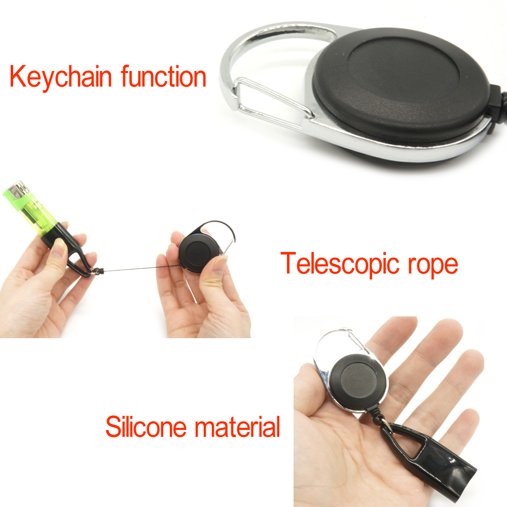 1 Chiếc Ốp Bật Lửa Bảo Vệ Có Thể Thu Móc Khóa Thông Thường Kích Thước Bật Lửa Giá Đỡ Tay Kẹp Hút Thuốc Phụ Kiện