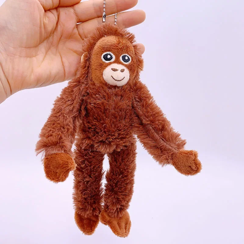 20 cm Nette Kleine Affe Anhänger Plüsch Puppe Tier Hängen Plüsch Puppe Tasche Anhänger Weiche Angefüllte Rucksack Schlüsselbund Plüsch Puppen