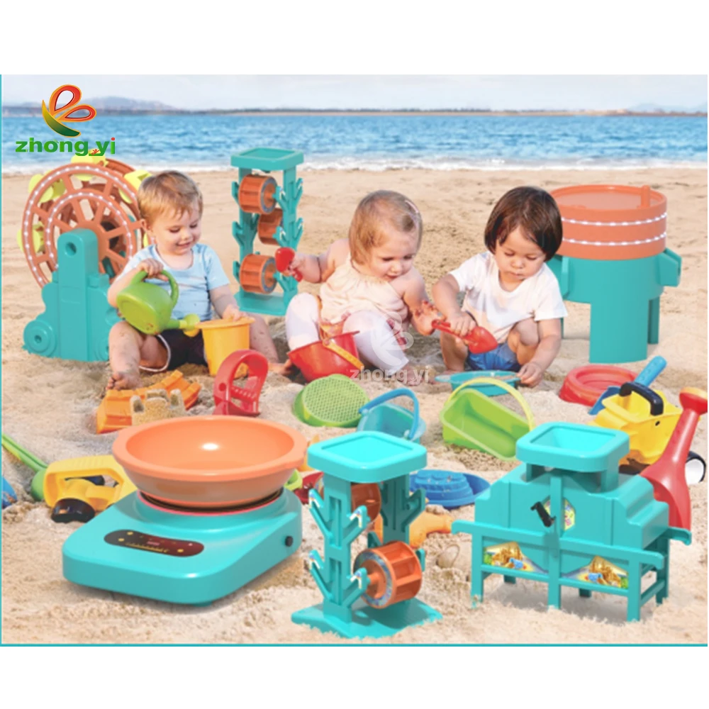 Zhongyi-Máquina de Pipoca Grande com Iluminação, Patente de Diversão, Soft Sand Pit, Brinquedos Indoor e Outdoor Set for Kids