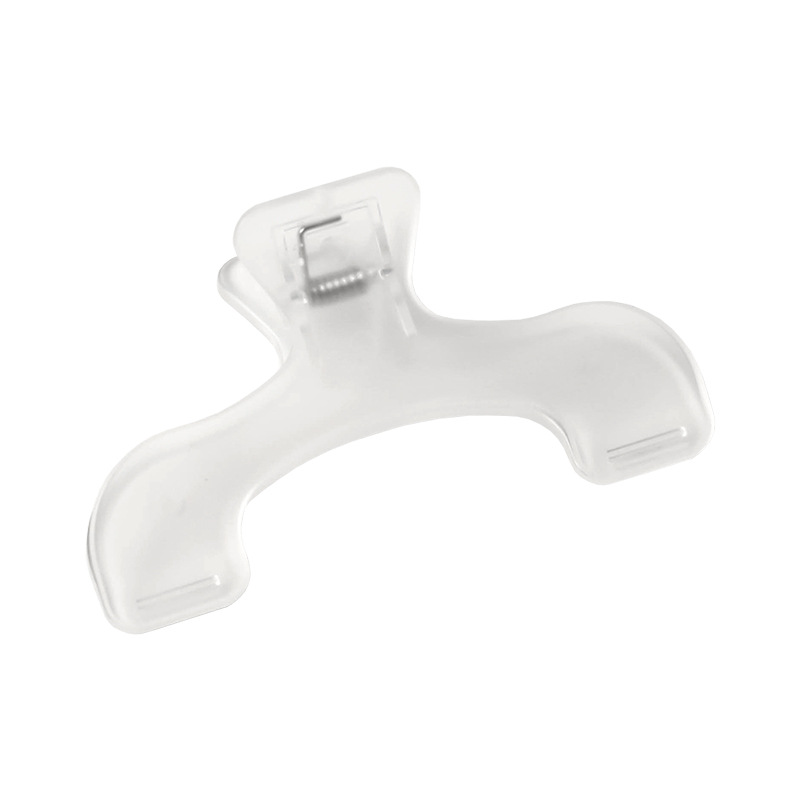 Clip de libro de cabeza de cubierta de tesoro transparente ins, clip de nota práctico, clip de libro fijo para estudiantes, clip de billete, libro de lectura