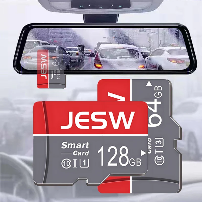 JESW Micro 128G Ultra memoria tarjeta SD TF tarjeta Flash A1 V10 C10 U1 32GB 64G 16G 8G 4G Micro para cámara UAV mesa de interruptor de teléfono