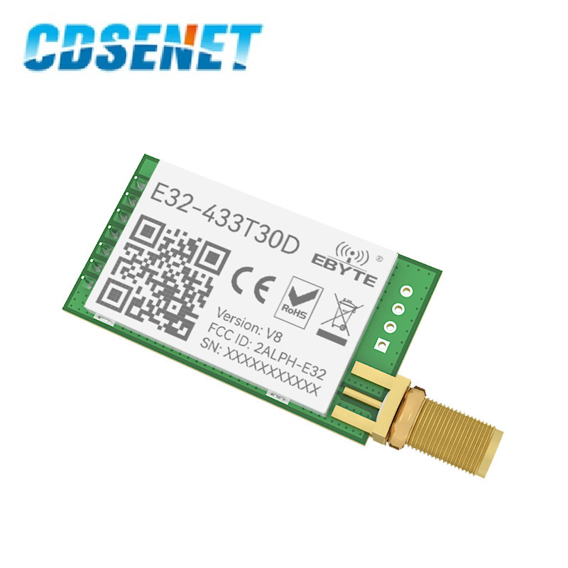 4pcs lora 433 mhz Modul Sender Empfänger 8000m E32-433T30D-V8 uart Langstrecken 433 mhz 1w drahtloser HF-Transceiver