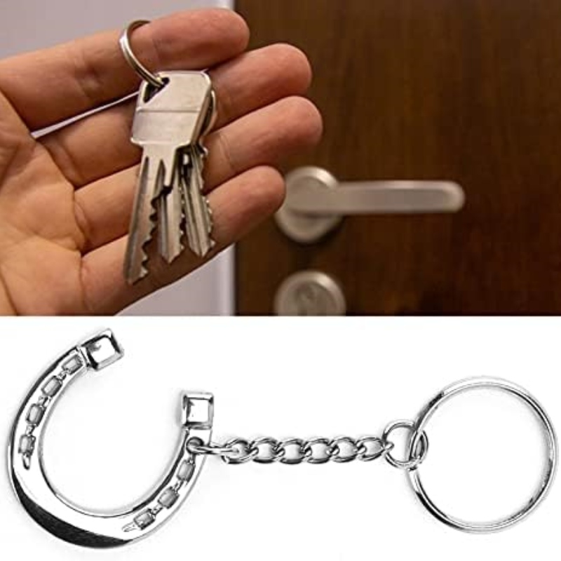 Chaveiro de ferradura liga de zinco altamente polido chaveiro favor presentes durável cavalo lanffle bits chaveiro para casa