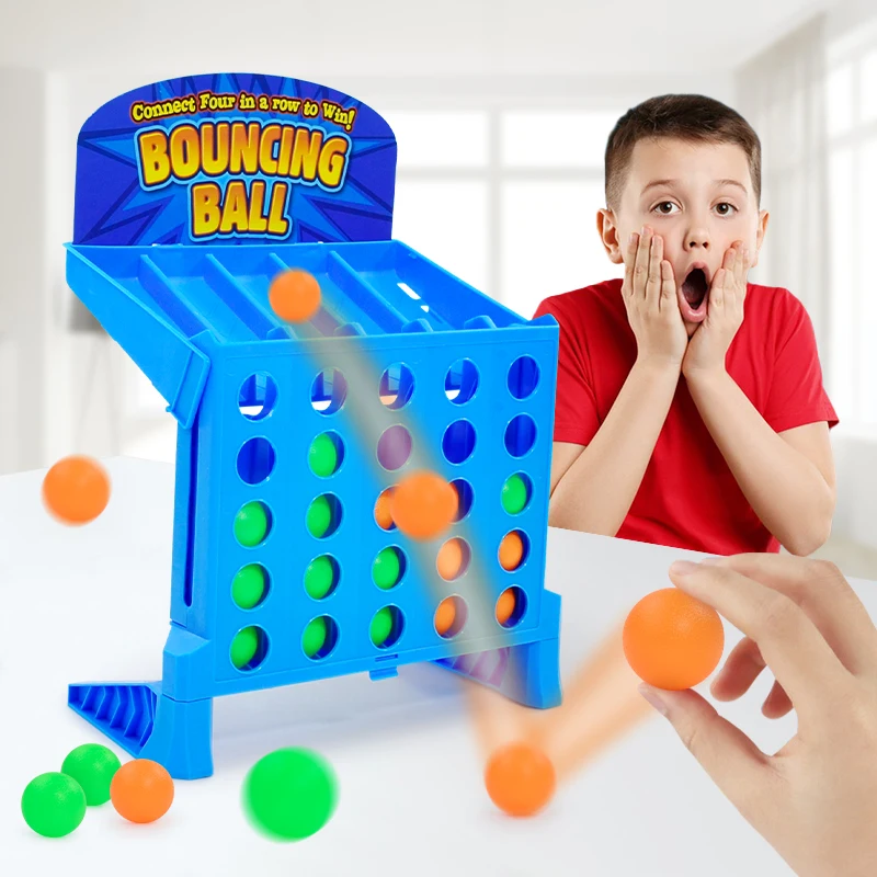 Desktop-Puzzle-Auswurfspielzeug, Auswurf für zwei Personen, lustiger springender Ball, Mini-Handprojektion