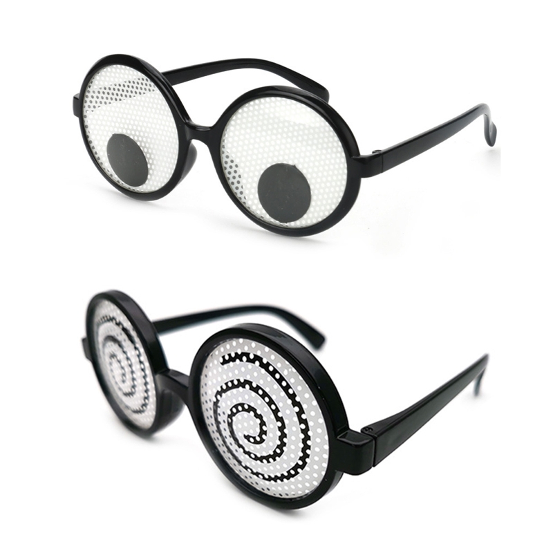 Accesorios para fiesta de Halloween, novedad, globos oculares giratorios, gafas de Anime para Cosplay, atmósfera festiva, accesorio de cosplay de Carnaval