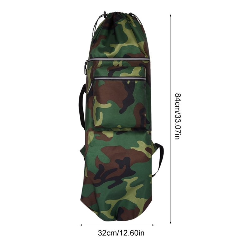 กระเป๋าสเก็ตบอร์ด Longboards กลางแจ้งกระเป๋าถือกระเป๋าสะพายหลังคู่