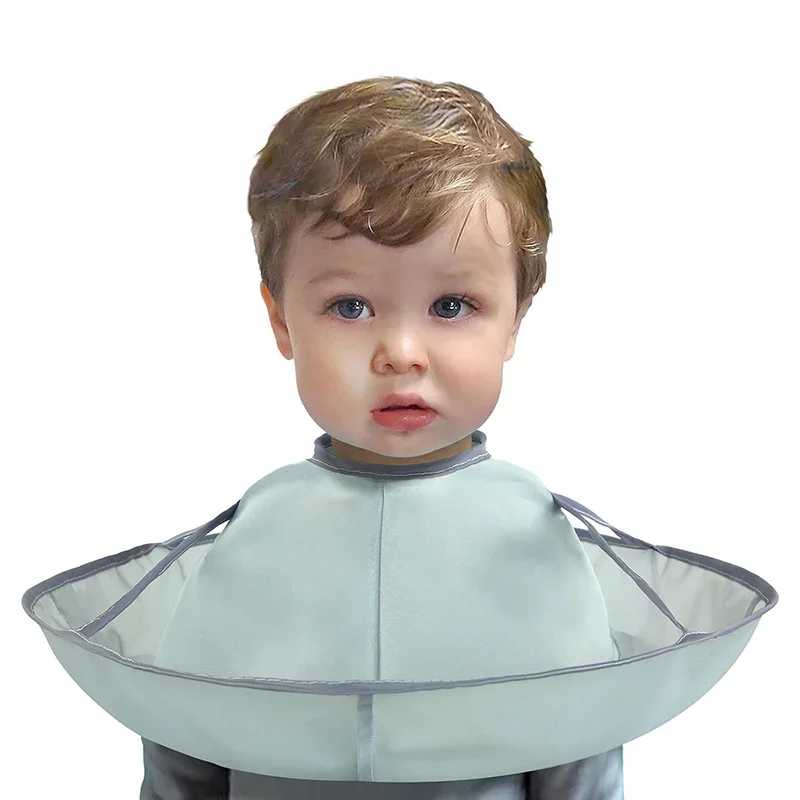 Capa de corte de pelo para niños, capa de corte de pelo de peluquero reutilizable, herramientas, captura de pelo plegable para uso doméstico, delantal de peluquería, accesorios para bebés