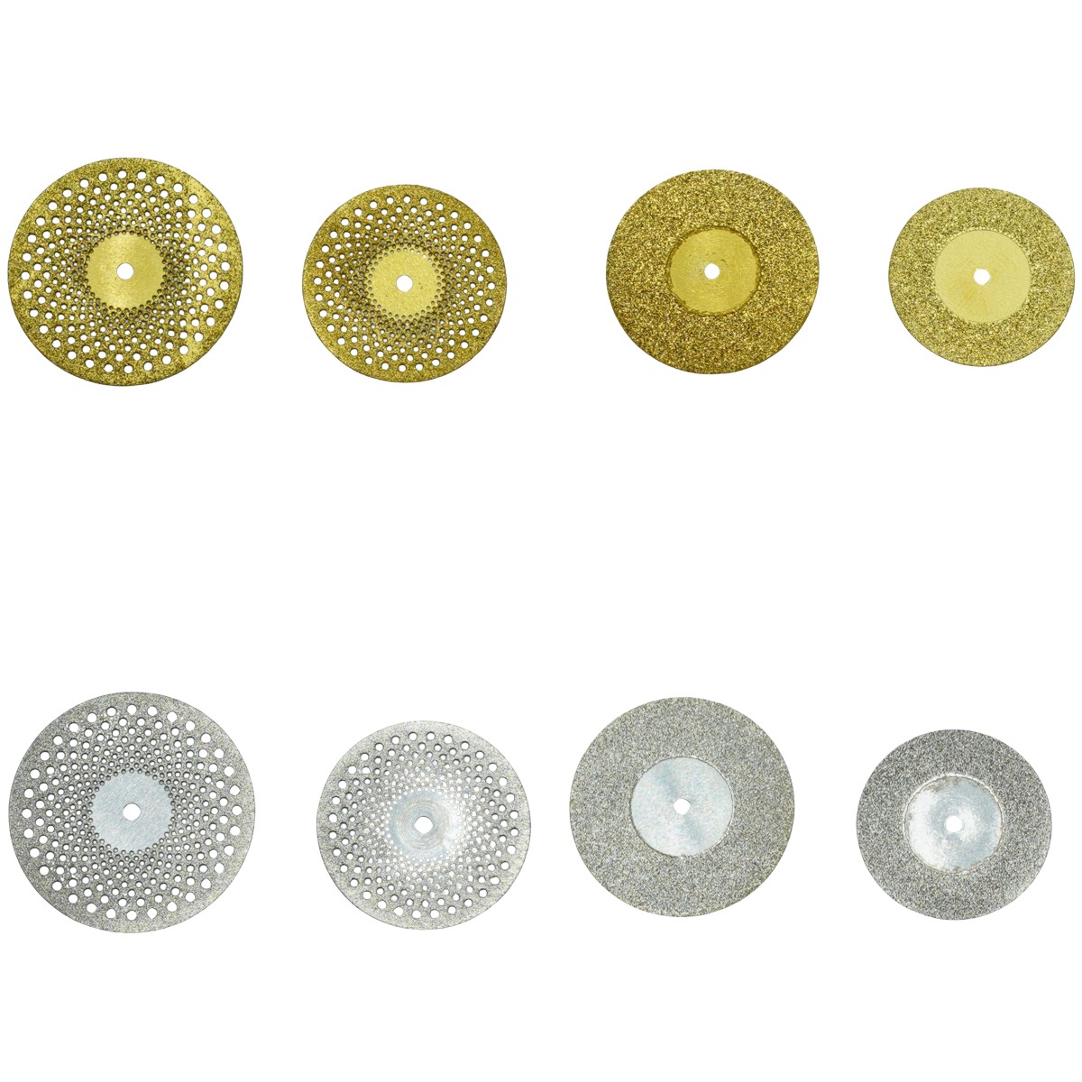 5 st Dental Diamond Disc Carbide Zand Bur Tandholte Prepping Ultra Dunne Dubbelzijdige Grit Snijgereedschap Tandheelkunde Lab Materialen