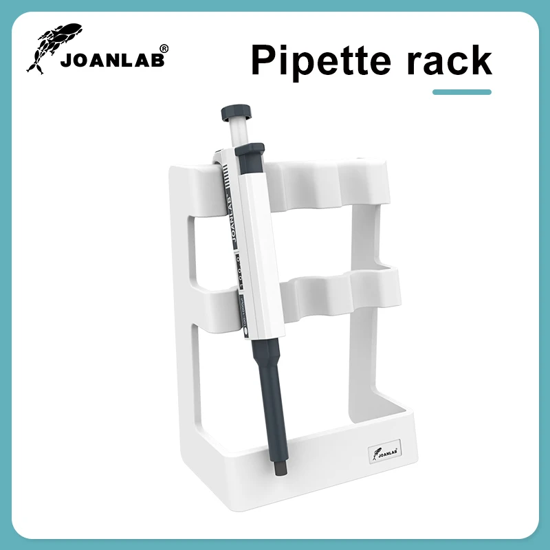 JOANLAB Supporto per pipette trapezoidale per rack per pipette da laboratorio e supporto per pipette rotondo per il posizionamento di micropipette da laboratorio
