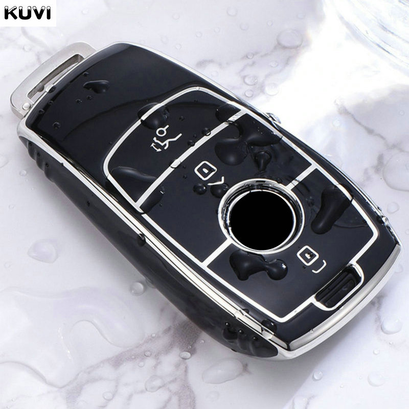 HOT TPU ฝาครอบรถ SHELL FOB สําหรับ Mercedes Benz A C E S Class W204 W205 W212 W213 W176 GLC CLA AMG W177 อุปกรณ์เสริมอัตโนมัติ