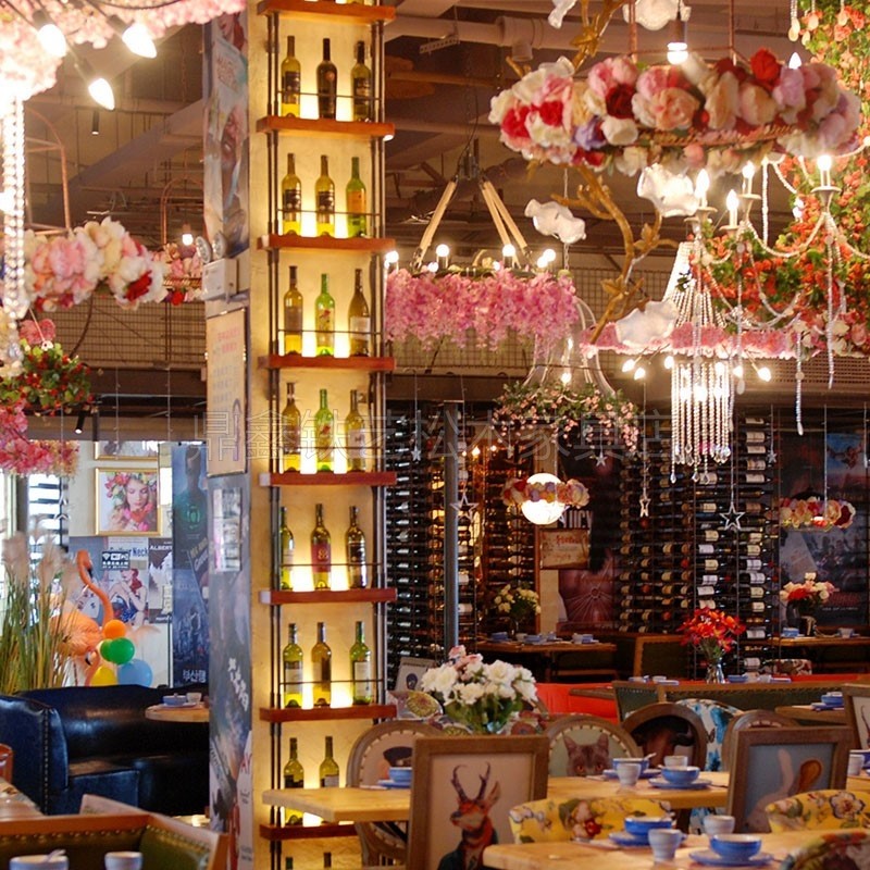 Massivholz leuchtende Wein biers chrank Vitrine