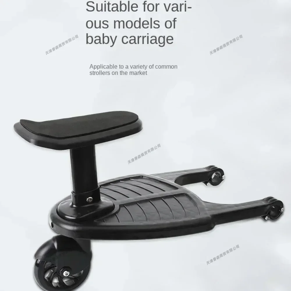 Acessórios universais para carrinho de bebê, adaptador de placa de passo com assento, scooter, acessórios para bebê, engate