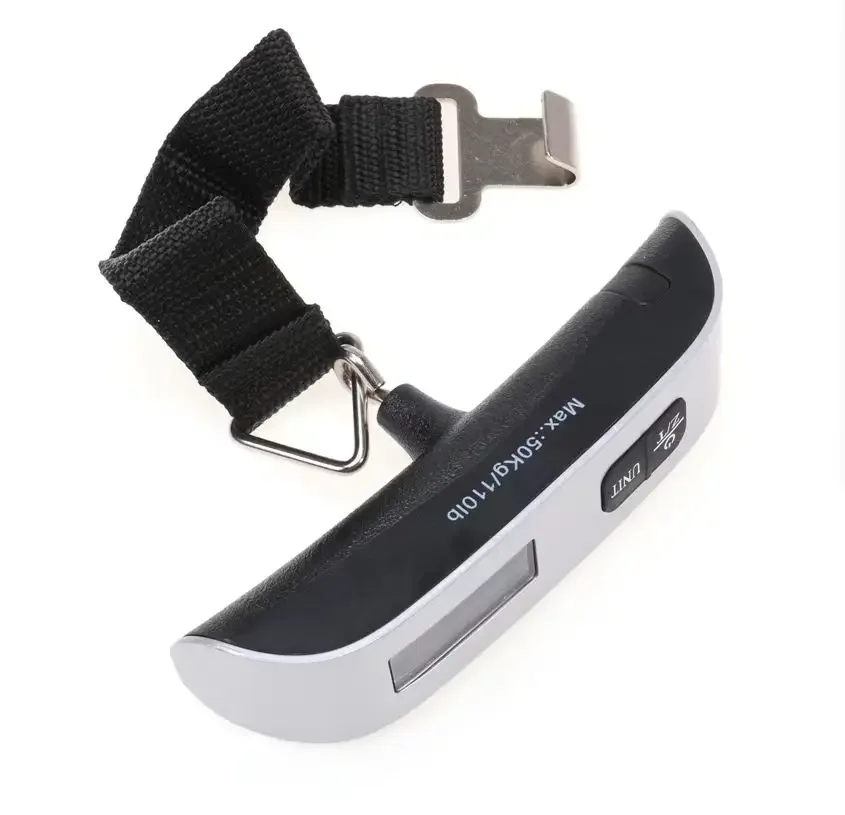 Pantalla LCD Digital 110lb/50kg equipaje electrónico maleta colgante pesaje de viaje bolsa de equipaje equilibrio de peso herramienta de balanza portátil