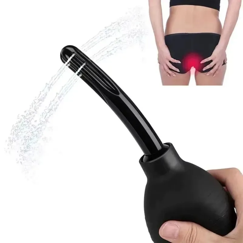 Pulitore per bidet portatile di piccola capacità Siringa per clistere Rettale Clistere per doccia Clistere Pulizia del colon Accessori per bidet