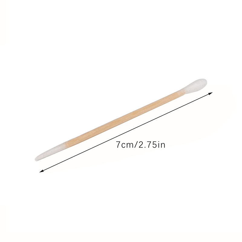 50 шт., ватные палочки с двойной головкой для женщин