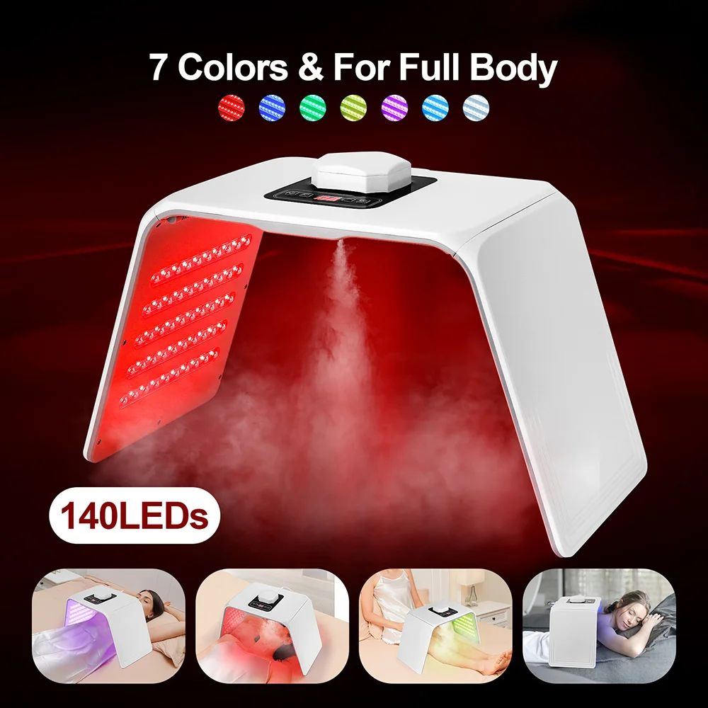 7 Colors LED Photon Machine Skin Moisturizing Nano Spray LED Face&Body SPA Skin Care Beauty Mask