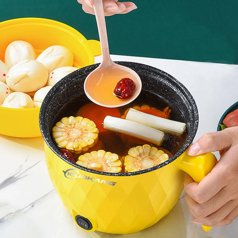 1.8L 다기능 전기 밥솥 가정 및 주방 가전 제품을위한 미니 붙지 않는 조리기구 Multicooker Pan Pots 제공