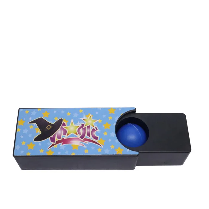 ใหม่ Gadgets ตลกของเล่นเด็กเปลี่ยน Magic Box เปลี่ยนสีแดงเป็น Blue Ball Props Tricks คลาสสิก