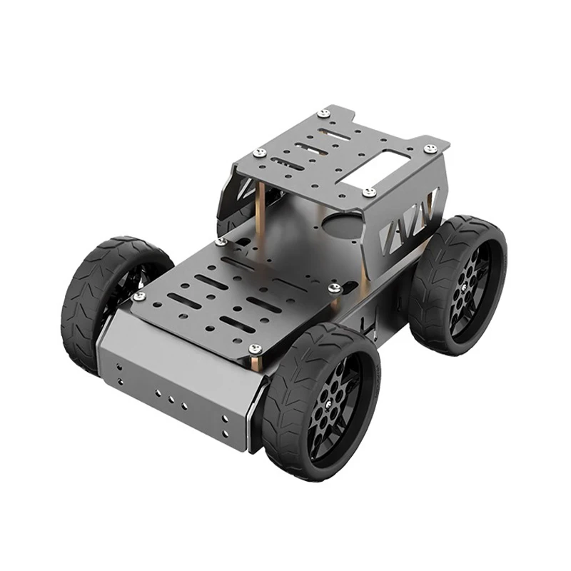 4WD Mecanum Wheel Robot Car Chassis Kit with TT Motor Aluminum Alloy Frame Smart RC Car Kit for ROS Programmable Robot DIY Kit