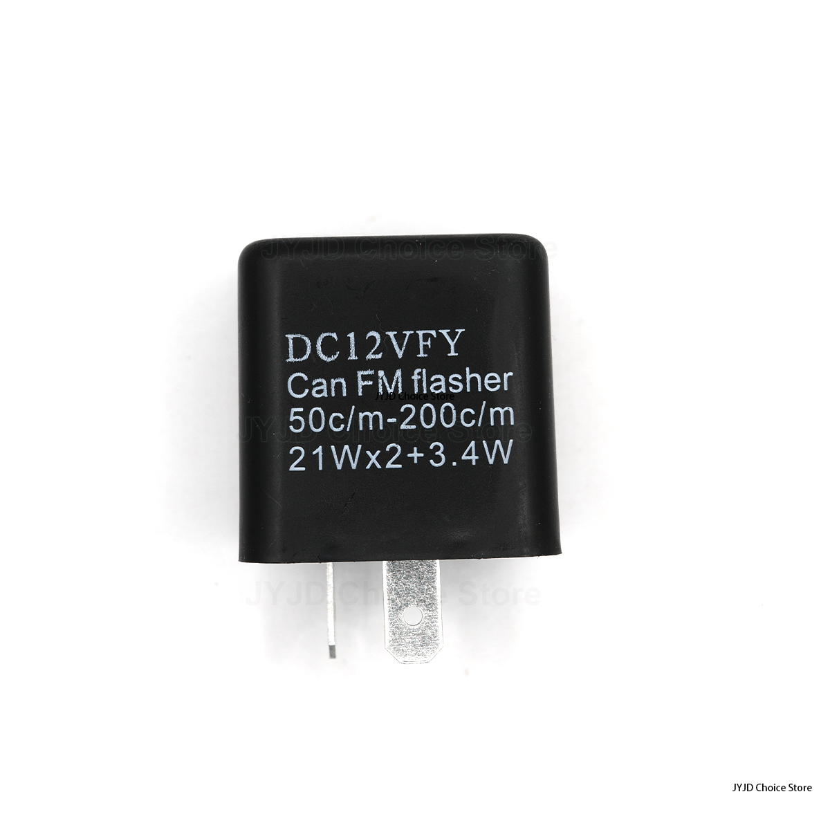 2 Pin 12V Speed Adjustable LED Electronic Flasher Relay for Motorcycle Turn Signal Direct Replacement Universal Hazard Warn JYJD