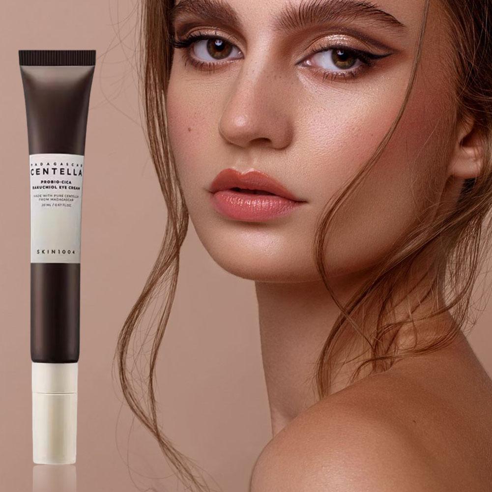 Centella Asiatica crema probiótica para ojos equilibra la flora de la piel contiene Psoralen reduce las líneas finas alrededor de los ojos antiarrugas 20ML