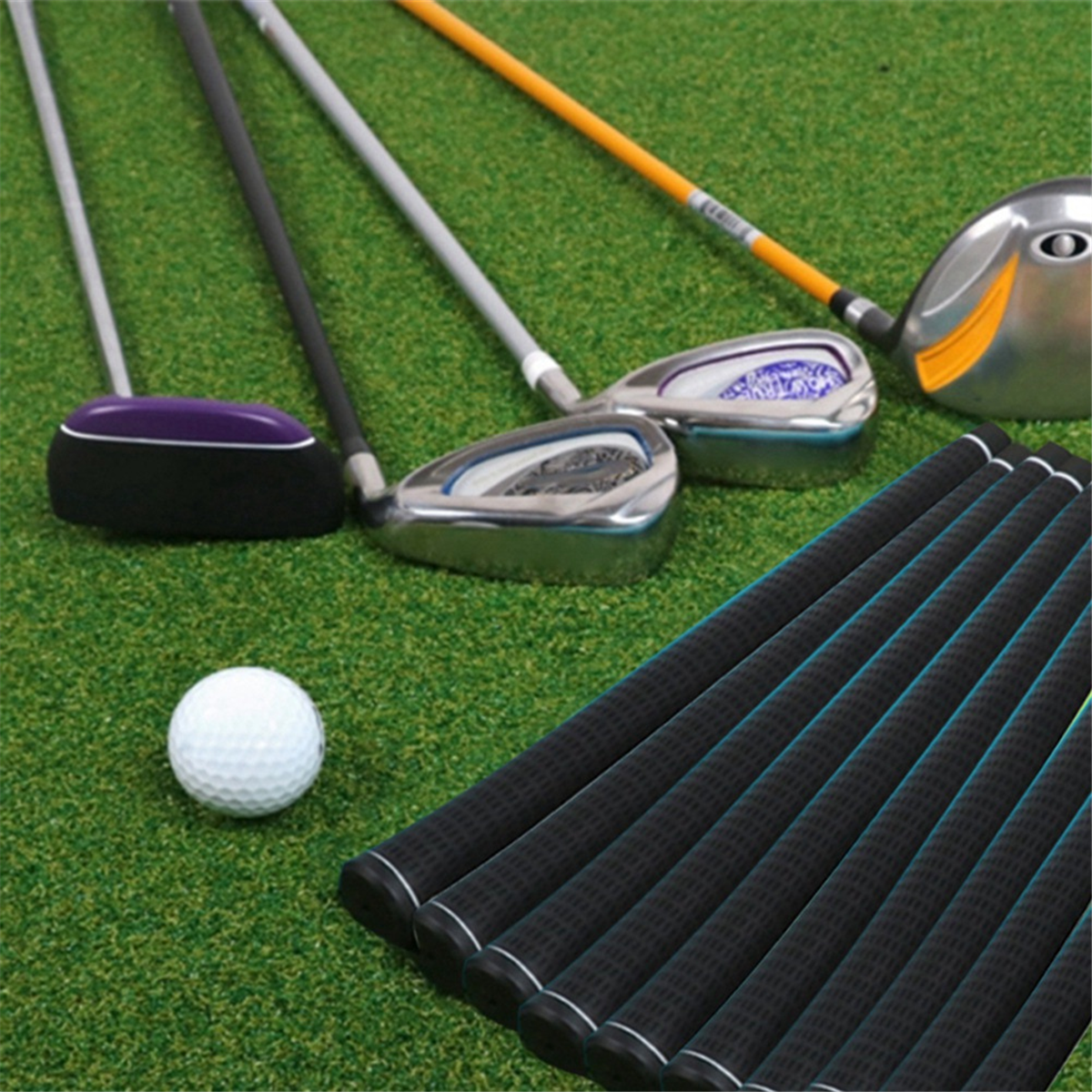 BAAU 10 個ゴルフクラブグリップラバーパターエクササイザーハンドルカバーラウンドスイングエクササイザーハンドル 268 ミリメートル