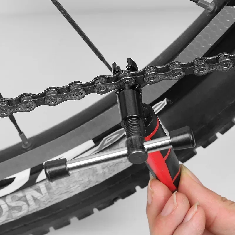 Mini dispositivo di rimozione del perno della catena della bicicletta Splitter dell'interruttore del collegamento della bici Strumento di riparazione del ciclo MTB Catene della bici Estrattore Accessori per dispositivi di taglio