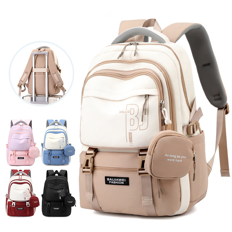High School Schüler Schult aschen berühmte Marke Designer Baiji awei Kinder Rucksack mit Geldbörse Kinder wasserdichte Schult aschen Teenager