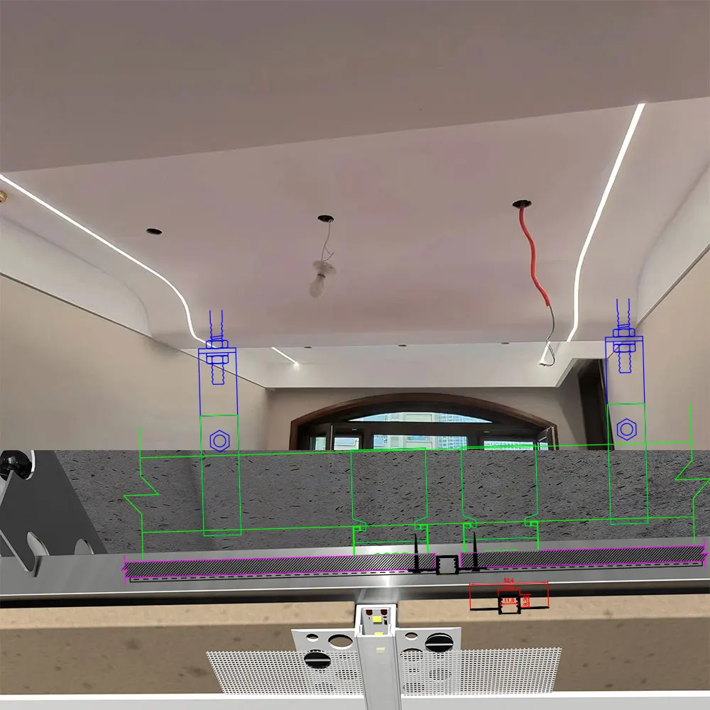 15x9mm (1PCS) 0.5M LED Aluminum Channel Profile for LED Strip Light with Embedded Installation