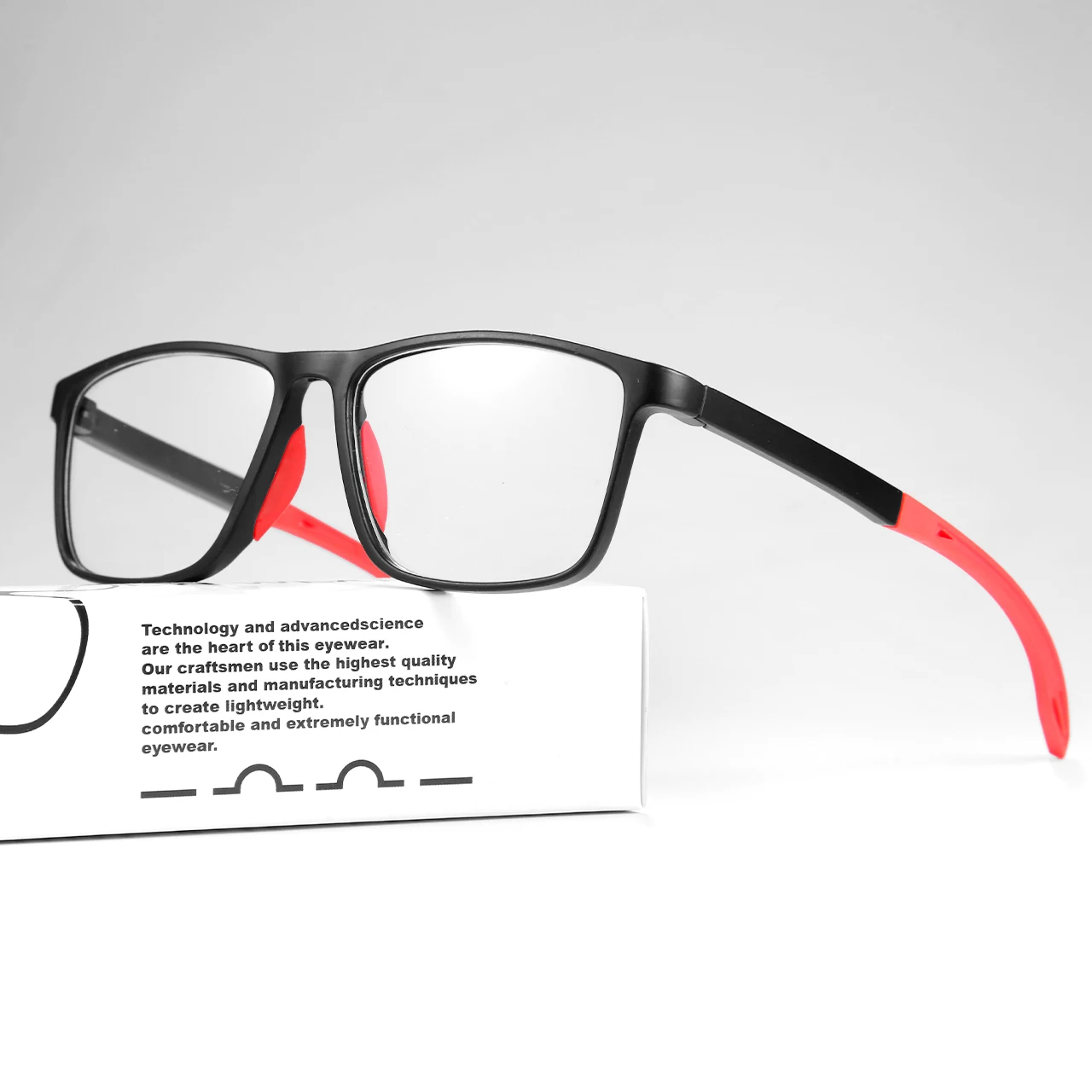 Gafas de presbicia inteligentes TR90, gafas de lectura multifocales progresivas deportivas, gafas bifocales cercanas lejanas terminadas