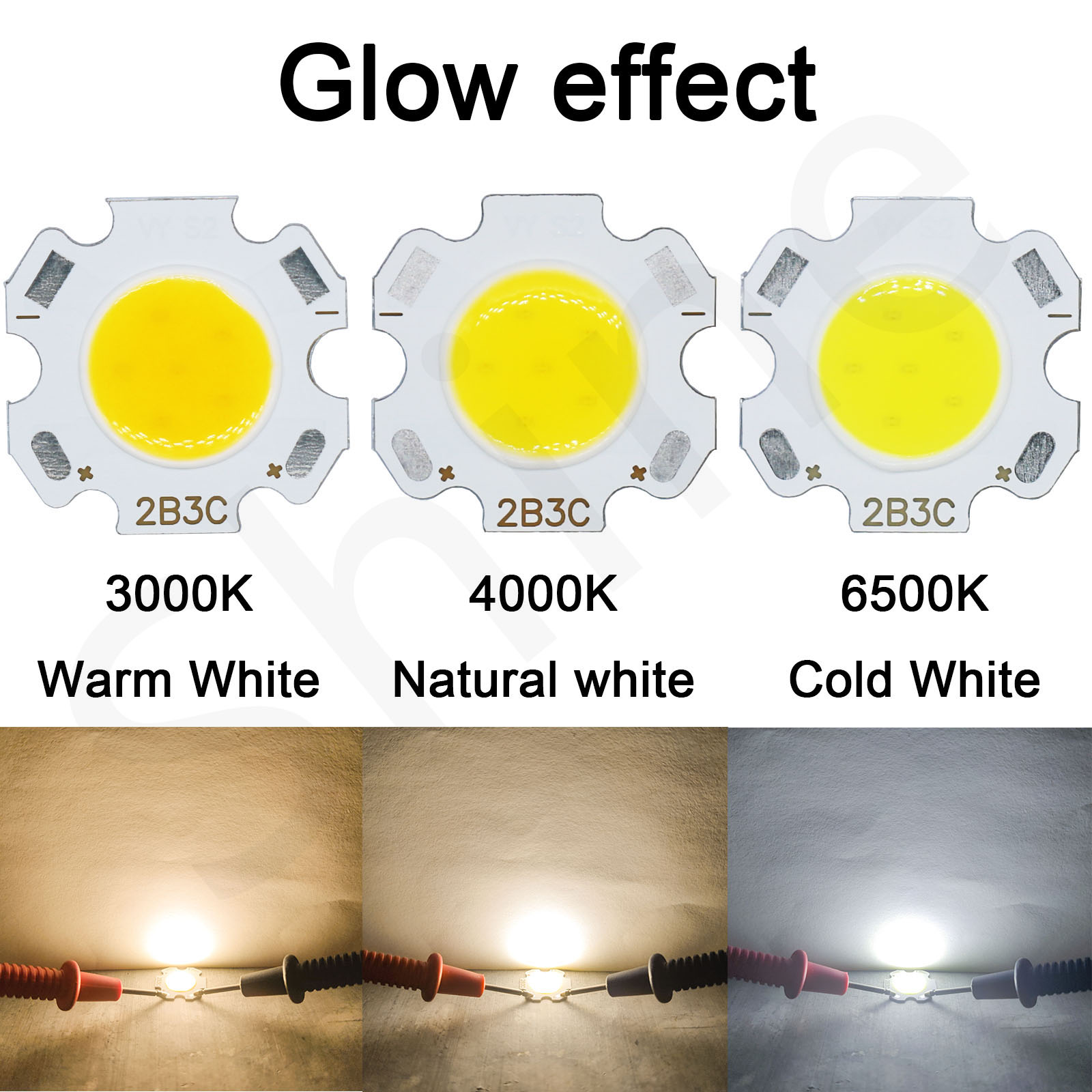 10pcs 3W 5W 7W 10W High Power LED COB Light Beads Warm/Natural /White LED Lamp Bead LED Bulb Chip SpotLight Downlight Diode Lamp