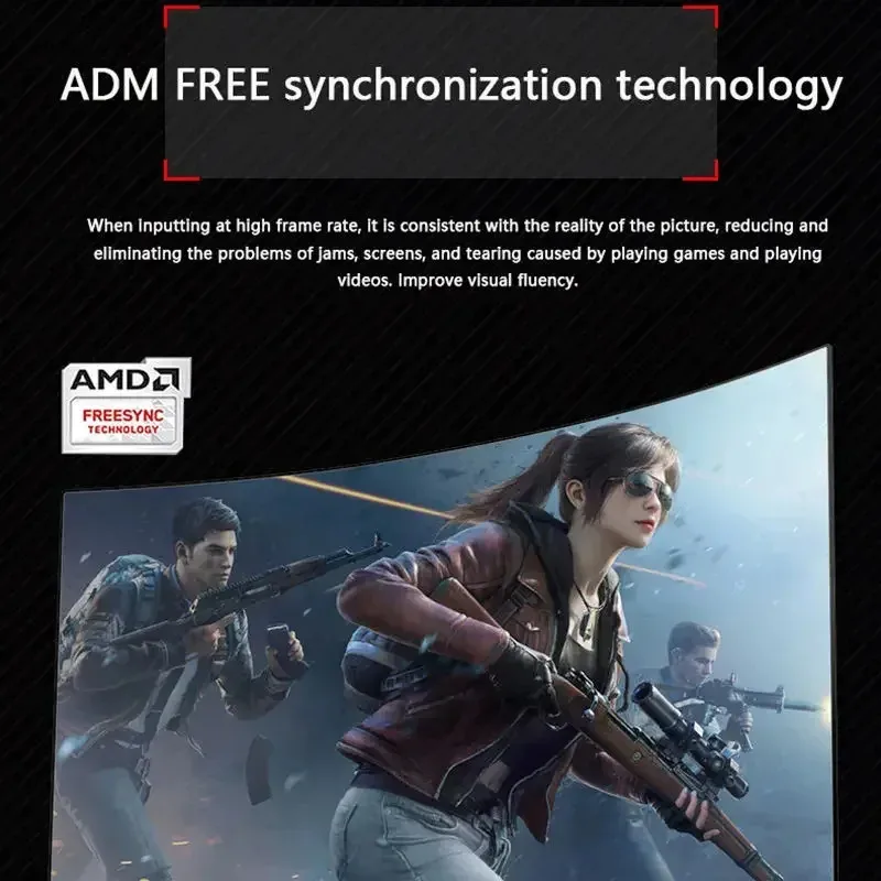 24 27 Inch Pc Led Gamer Display Monitor Computer Desktop Gaming 2k 4k Lcd Monitor