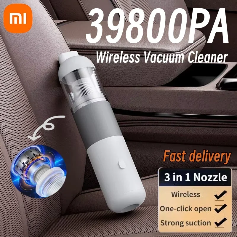XIOAMI 3 en 1 39800pa colector de polvo portátil inalámbrico potente succión eléctrica aspiradora de coche inteligente para el hogar 2025