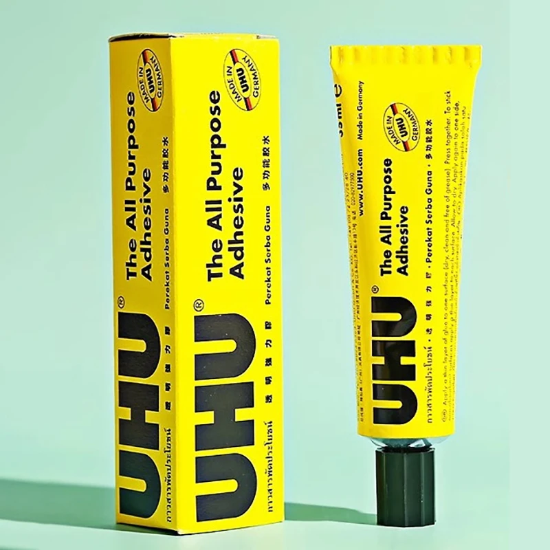 UHU 다목적 투명 접착제, 초강력 투명 접착제, 수제 모델 접착제, 원단 가죽 접착제, DIY 접착제