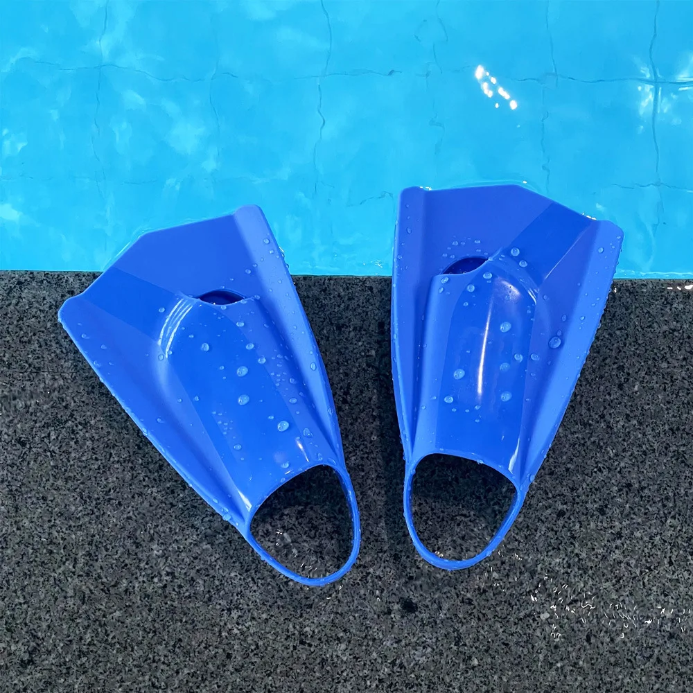 Professional ซิลิโคน Fins ว่ายน้ําดําน้ําการฝึกอบรมกบรองเท้าอุปกรณ์ดําน้ําดูปะการังผู้ใหญ่สั้น Fins ฟรีดําน้ํา Fins รองเท้าว่ายน้ํา