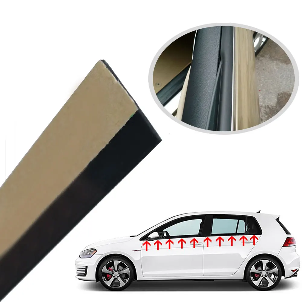 Cửa Sổ Ô Tô Chống Thấm Nước Bảo Vệ Cói Weatherstrip Ốp Viền Cửa Xe Ô Tô Kính Cửa Sổ Cao Su Kín Dây Tự Động Gioăng Cao Su