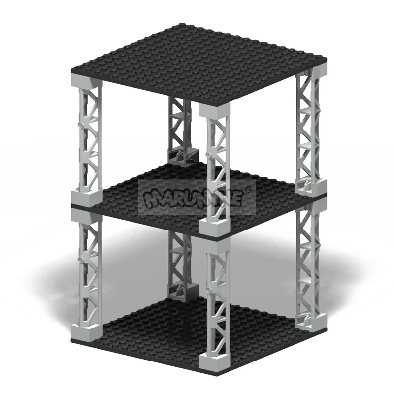 Marumine Building Blocks สองด้านฐานแผ่น 16x16 91405 ประกอบชิ้นส่วน MOC อิฐ Baseplate Idea House Construction Board