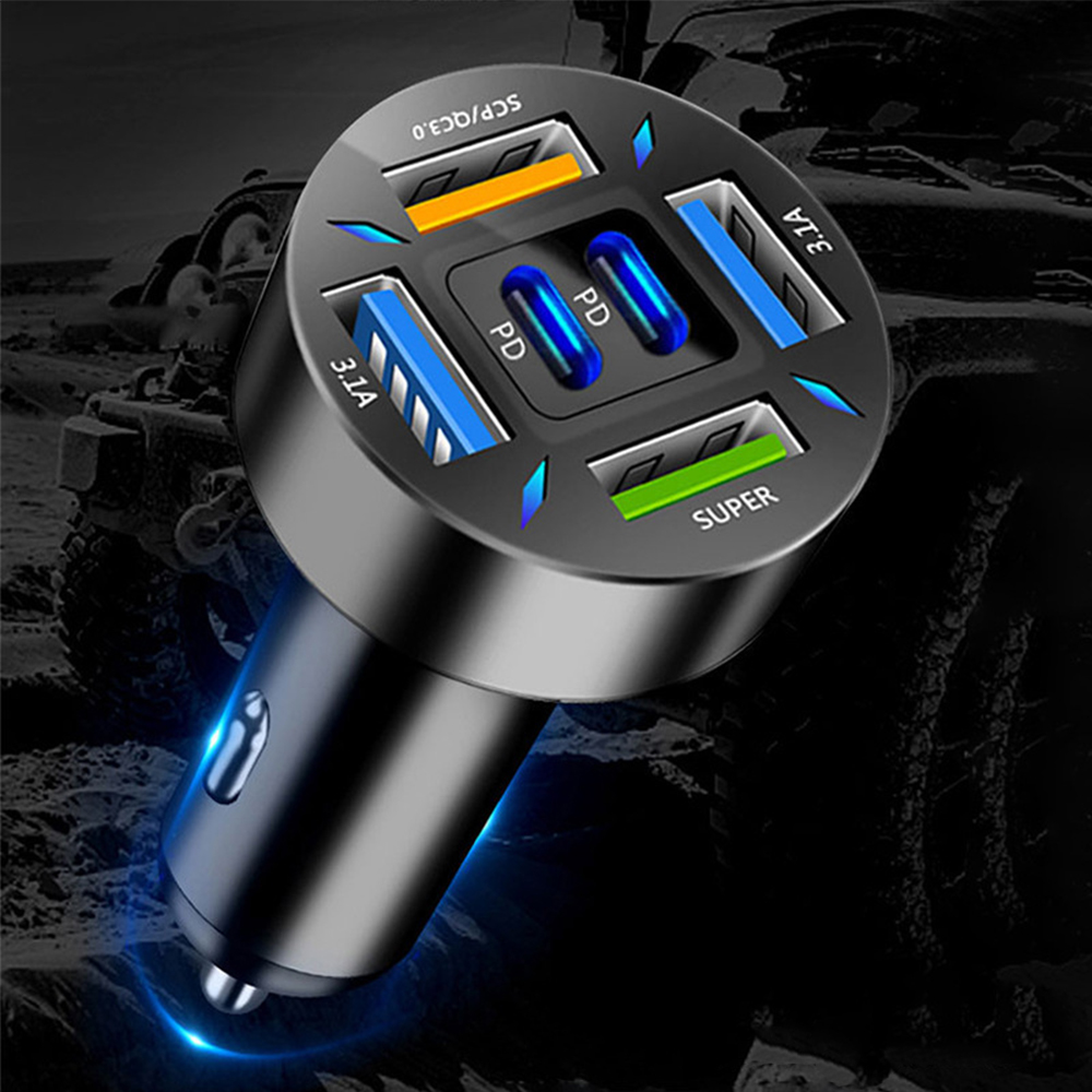 Ładowarka samochodowa 66 W USB typu C Szybkie ładowanie Ładowarka do telefonu iPhone 14 Pro Max Xiaomi Samsung Huawei Ładowarka samochodowa